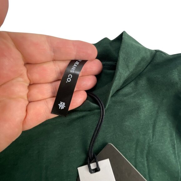 Silver Jeans Co. Dark Green Mock Neck Sleeveless Tank Top Size XS NWT - Picture 3 of 6